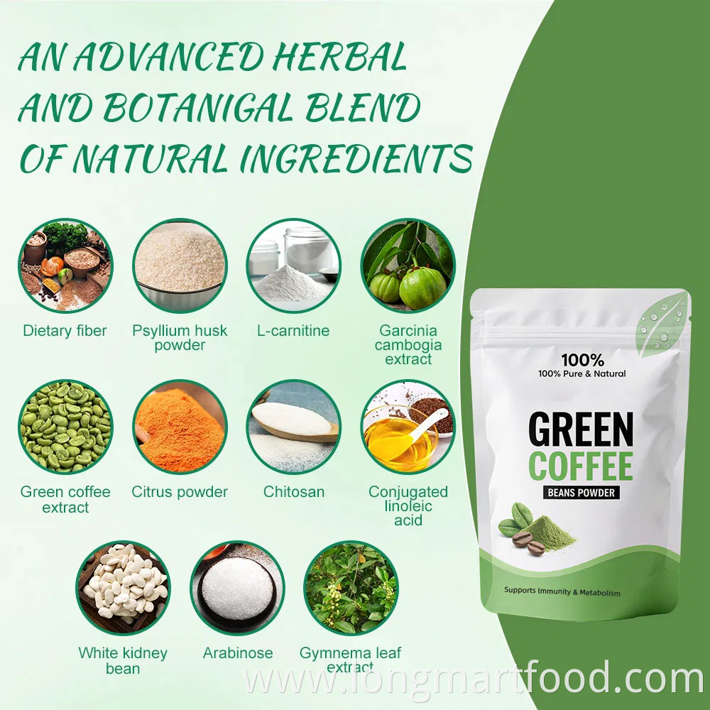 OEM/ODM Detox Slimming Appetite Suppressant Weight Loss Coffee